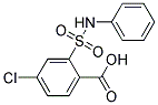 4-CHLORO-2-PHENYLSULFAMOYL-BENZOIC ACID Struktur