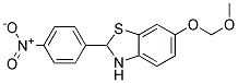 6-METHOXYMETHOXY-2-(4-NITRO-PHENYL)-2,3-DIHYDRO-BENZOTHIAZOLE Struktur