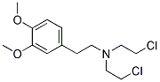 BIS-(2-CHLORO-ETHYL)-[2-(3,4-DIMETHOXY-PHENYL)-ETHYL]-AMINE Struktur