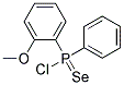 P-(2-METHOXYPHENYL)-P-PHENYLPHOSPHINOSELENOIC CHLORIDE Struktur