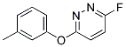 3-FLUORO-6-(M-TOLYLOXY)PYRIDAZINE Struktur