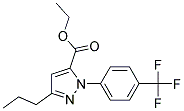 3-PROPYL-1-[4-(TRIFLUOROMETHYL)PHENYL]-1H-PYRAZOLE-5-CARBOXYLIC ACID ETHYL ESTER Struktur