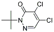 2-tert-butyl-4,5-dichloro-3(2h)-pyridazinone Struktur