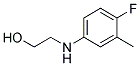 4-[N-(2-HYDROXYETHYLAMINO)]METHYLFLUOROBENZENE Struktur