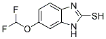 6-difluoromethoxy-1h-benzimidazole-2-thiol Struktur