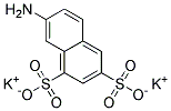 7-Amino-1,3-Naphthalene Disulfonic Acid Dipotassium Salt Struktur