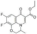 Ethyl-9,10-Difluoro-3-Methyl-7-Oxo-2,3- Dihydro-7H-Pyrido[1,2,3-De]1[,4]-Benzoxazine-6-Carboxylate Struktur