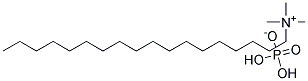 Octadecy trimethyl ammonium dihydrogen phosphate Struktur