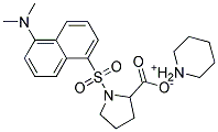 Dansyl-Dl-ProlinePiperidiniumSalt Struktur