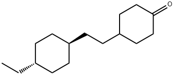 4-[2-(Trans-4-Ethylcyclohexyl)Ethyl]Cyclohexanone Struktur