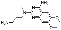 N-Methyl-N-(4-Amino-6,7-Dimethoxy-2-Quinazolinyl)-1,3-Propane Diamine Struktur