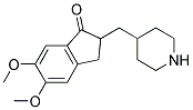 4-[(5,6-Dimethoxy-1-Indanon-2-Yl)Methyl] Piperidine Struktur