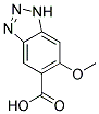 5-Carboxy-6-Methoxy-1,2,3-Benzo Triazole Struktur