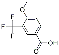 4-Methoxy-3-(trifluoromethyl)benzoic acid, 97+% Struktur