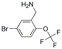 5-Bromo-2-(trifluoromethoxy)benzylamine Struktur