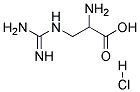 L-a-Amino-b-guanidinopropionic Acid, HCl Struktur