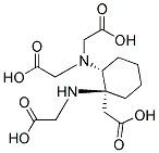 TRANS-1,2-DIAMINO CYCLOHEXANE N,N,N',-TETRA AETIC ACID Struktur