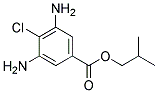 isobutyl-3.5-diamino-4-chlorobenzoate96.5% Struktur