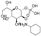 (D-GLYCERO-A-D-MANNO-HEPTOPYRANOSYL)-DIHYDOGENPHOSPHATE, CYCLOHEXYLAMMONIUM SALT Struktur