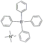 TETRAMETHYLAMMONIUM TETRAPHENYLBORATE Struktur