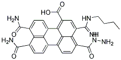 N'-AMINO-N-N-BUTYL-3,4,9,10 -PERYLENETETRACARBOXYLIC-IMIDE Struktur