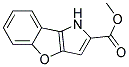 METHYL 1H-BENZO[4,5]FURO[3,2-B]PYRROLE-2-CARBOXYLATE Struktur