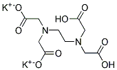 ETHYLENEDIAMINE-N,N,N',N'-TETRAACETIC ACID DIPOTASSIUM SALT Struktur