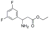 ETHYL-3-AMINO-3-(3,5-DIFLUOROPHENYL)-PROPIONATE Struktur