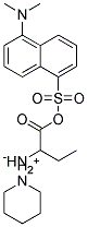 DANSYL ALPHA-(D,L)-AMINO-N-BUTYRIC ACID PIPERIDINIUM SALT Struktur