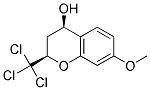 CIS-7-METHOXY-2-TRICHLOROMETHYL-CHROMAN-4-OL Struktur