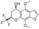 CIS-4,9-DIMETHOXY-7-TRIFLUOROMETHYL-5H-FURO-[3,2-G]-CHROMAN-5-OL Struktur