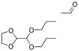 ACETALDEHYDE DI-N-PROPYL ACETALACETALDEHYDE ETHYLENE ACETAL Struktur