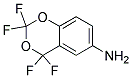 6-AMINO-2,3-DIHYDRO-2,2,4,4-TETRAFLUORO-1,3-BENZODIOXINE Struktur