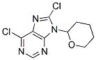 6,8-DICHLORO-9-(TETRAHYDRO-2H-PYRAN-2-YL)PURINE Struktur