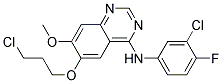 6-(3-CHLOROPROPOXY)-N-(3-CHLORO-4-FLUOROPHENYL)-7-METHOXYQUINAZOLIN-4-AMINE Struktur