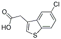 5-CHLOROBENZO[B]-3-THIOPHENEACETIC ACID Struktur