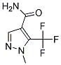 5-(TRIFLUOROMETHYL)-1-METHYL-1H-PYRAZOLE-4-CARBOXAMIDE Struktur