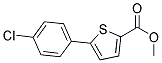 5-(4-CHLOROPHENYL)THIOPHENE-2-CARBOXYLIC ACID METHYL ESTER Struktur