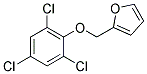 5-(2,4,6-TRICHLORO-PHENOXYMETHYL)-FURAN- Struktur