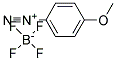 4-METHOXYBENZENEDIAZONIUM TETRAFLUOROBORAT Struktur