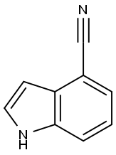 4-INDOLECARBONITRILE Struktur