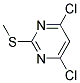 4,6-DICHLORO-2-METHYLTHIOPYRIMIDNE Struktur