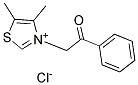 4,5-DIMETHYL-3-PHENACYLTHIAZOLIUM CHLORIDE Struktur