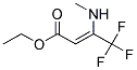 4,4,4-TRIFLUORO-3-(METHYLAMINO)-CROTONIC ACID ETHYL ESTER Struktur