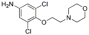 4-(2-MORPHOLINOETHOXY)-3,5-DICHLOROBENZENAMINE Structure