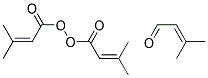 3-METHYLCROTONIC ACID, (3,3-DIMETHYLACTRYLIC ACID; 3-METHYL- BUT-2-ENOIC ACID) Struktur