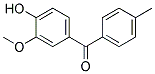 3-METHOXYL-4-HYDROXYLBENZENYL,4'-METHYLBENZENYL KETONE Struktur