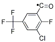 3-CHLORO-2-FLUORO-5-(TRIFLUOROMETHYL)BENZOYL Struktur