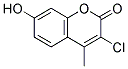 3-CHLOR-4-METHYL-7-HYDROXY COUMARIN Struktur