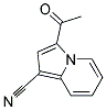 3-ACETYL-1-INDOLIZINECARBONITRILE Struktur